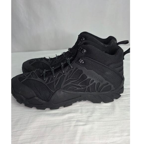 Red Wing Irish Setter Hunt Boots Mens 13 W Black Tactical Hiking Work 2805
